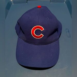 Chicago Cubs Blue Baseball Cap With Red Logo